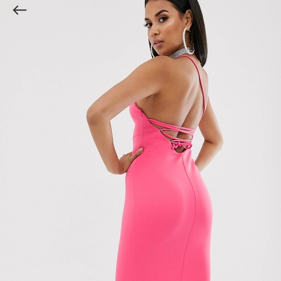 One Shoulder  midi dress - Picture 2 of 4